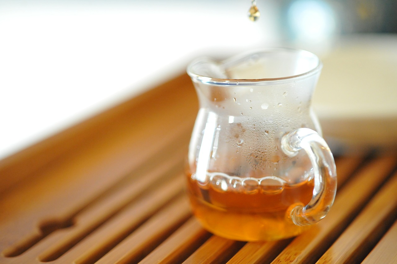 chinese tea glass tea free photo