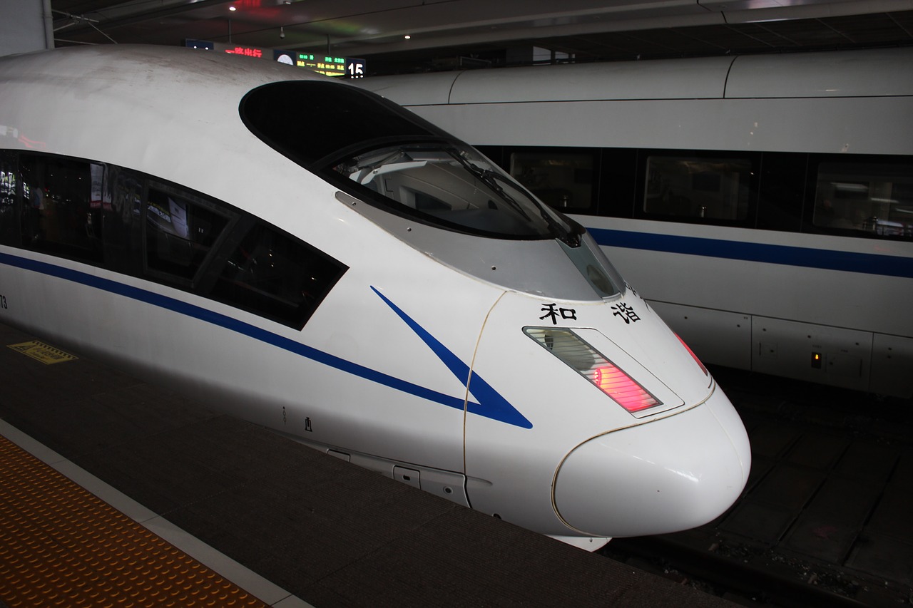 chinese train  shanghai  fast free photo
