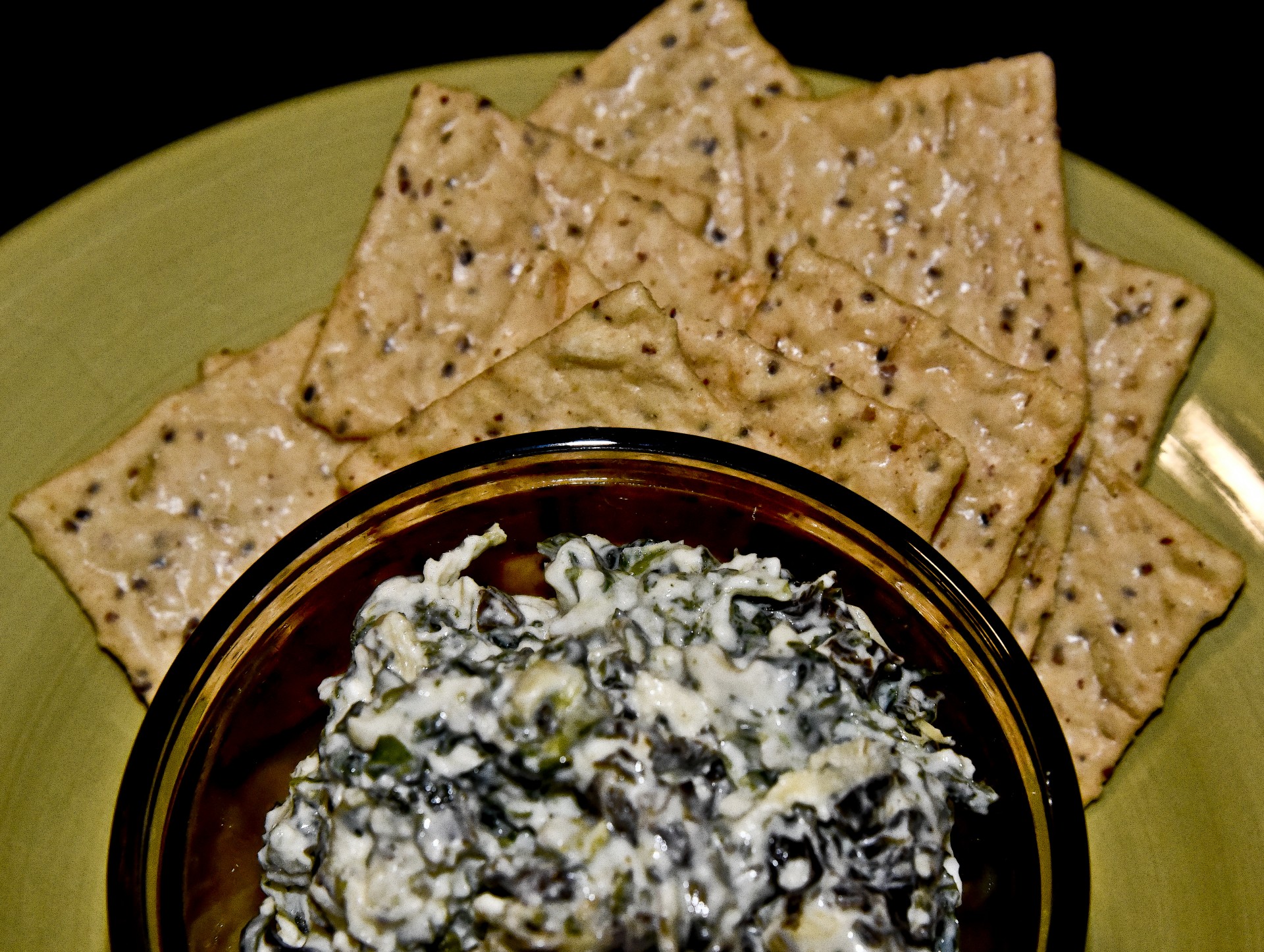 snack spinach dip free photo