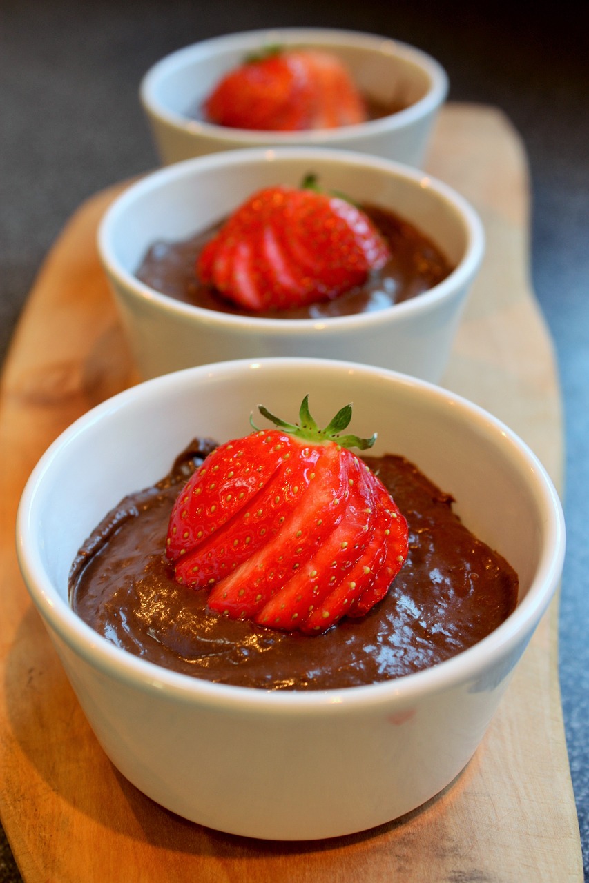 chocolate dessert mousse free photo