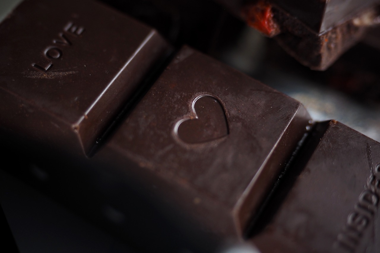 chocolate  love  heart free photo
