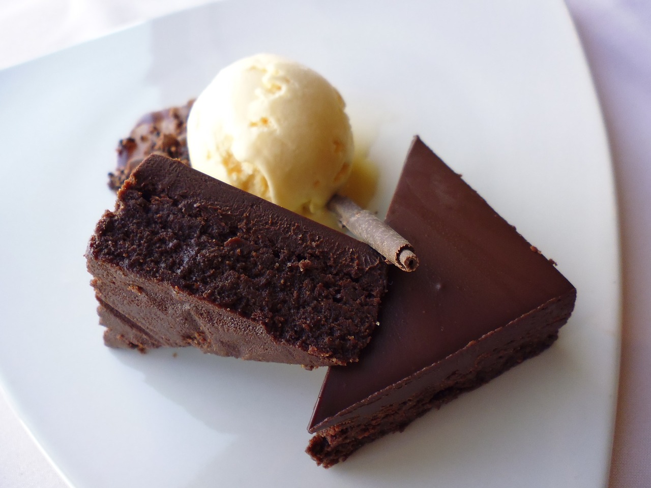 chocolate cake brownie free photo