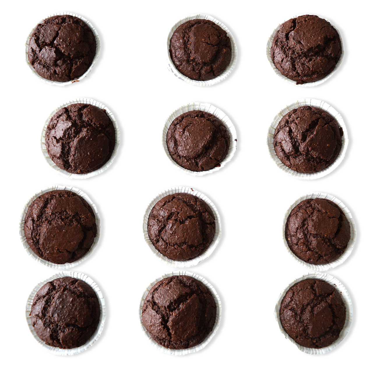 chocolate brownies  brownies  cupcakes free photo