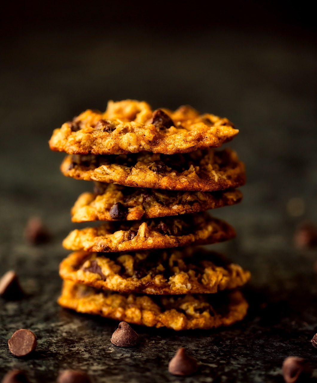 chocolate chip cookies sweets free photo