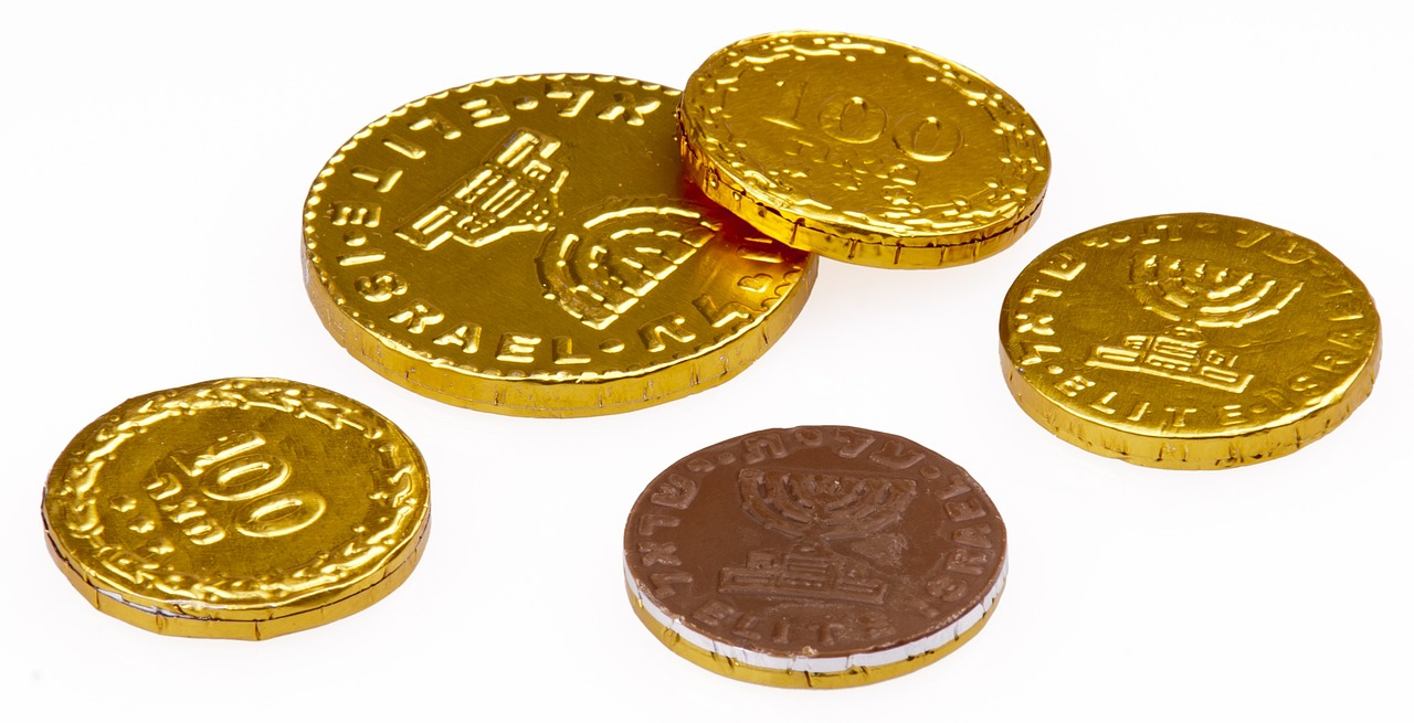 chocolate coins coins gold free photo
