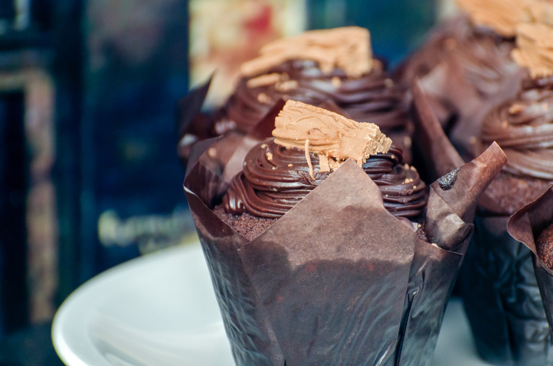 muffin chocolate baking free photo
