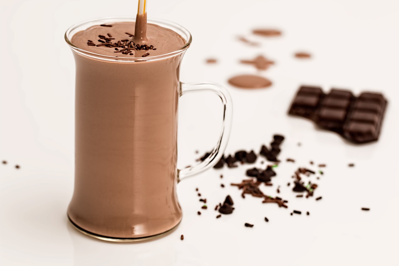 chocolate smoothie milkshake refreshing free photo