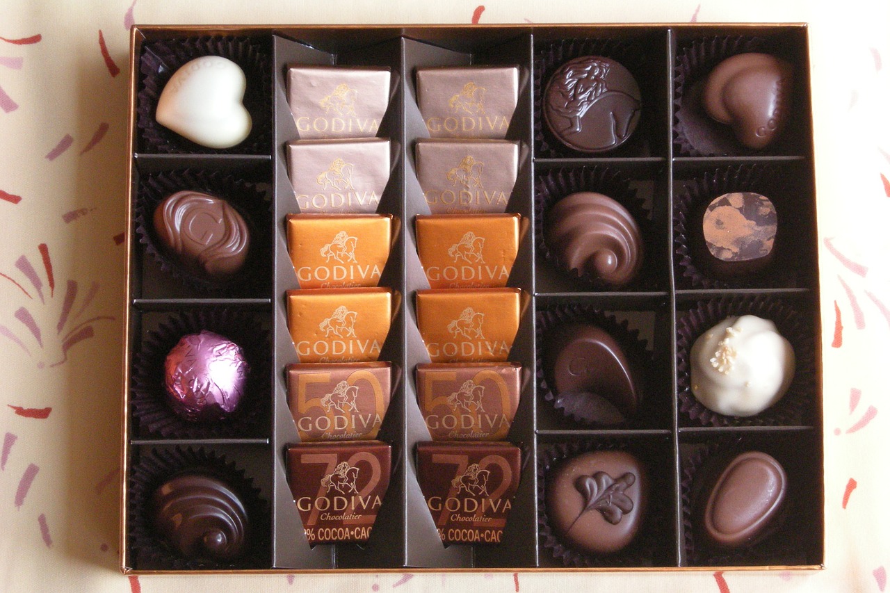 chocolates pralines box free photo