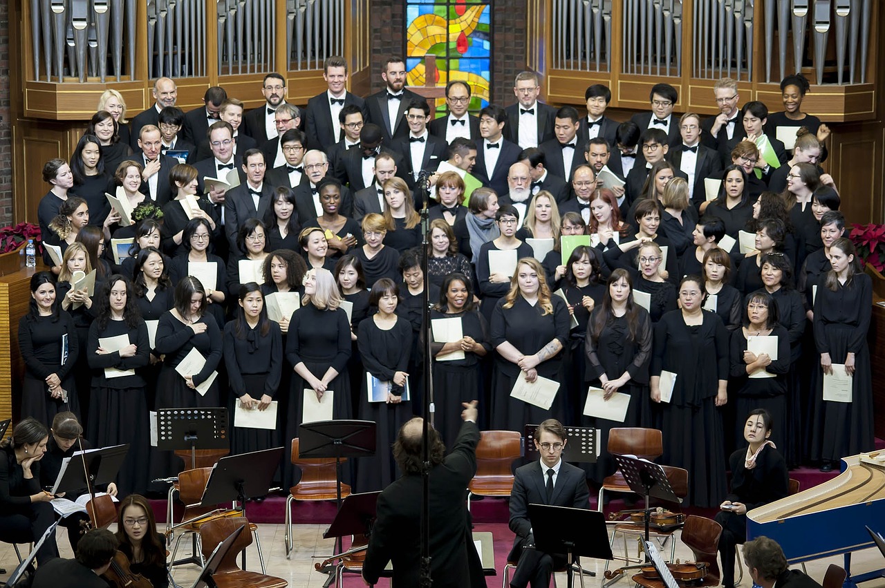 choir music conductor free photo