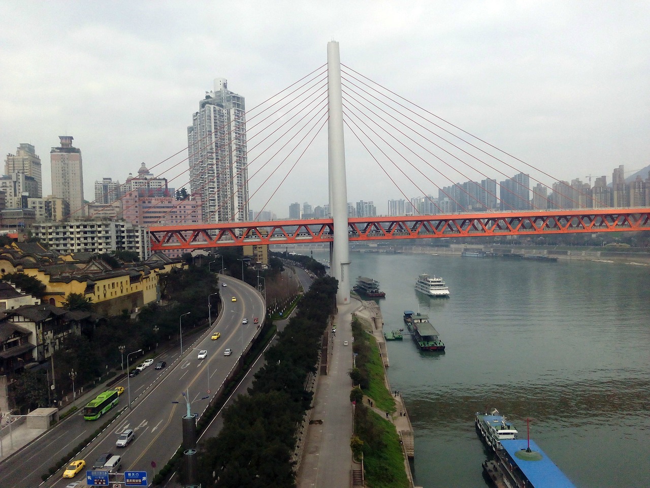 chongqing city yangtze free photo