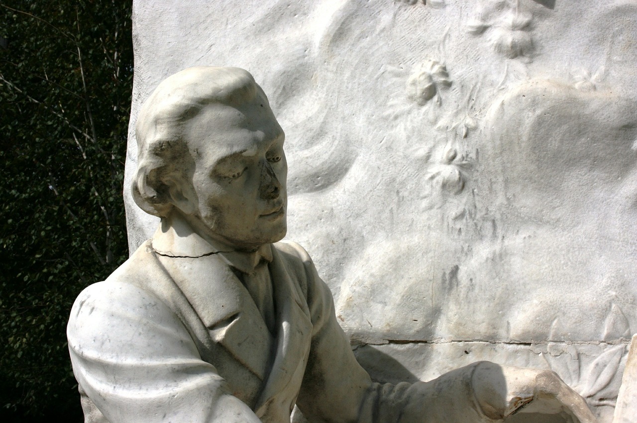 chopin sculpture monument free photo