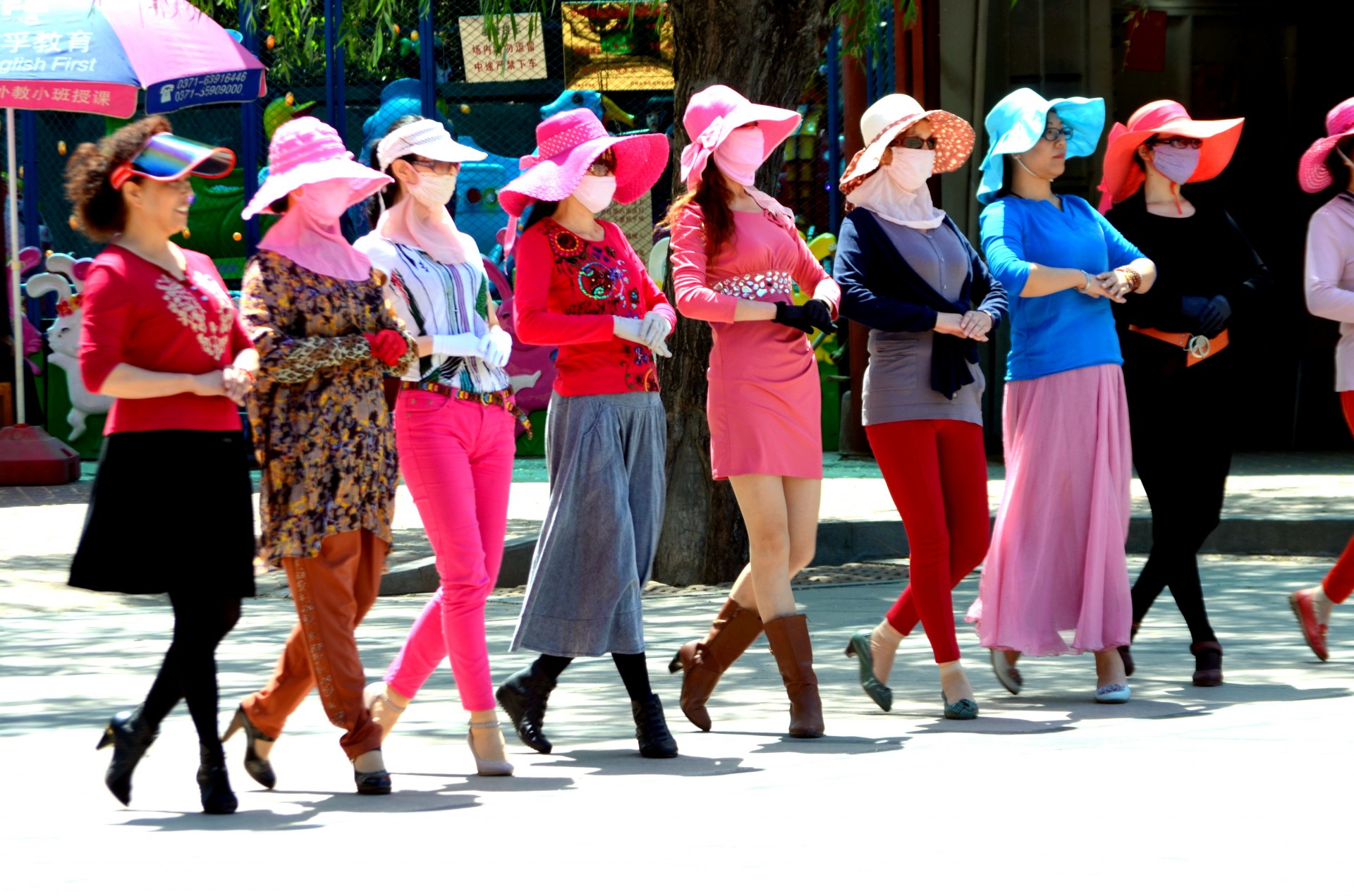 women people chorus line free photo