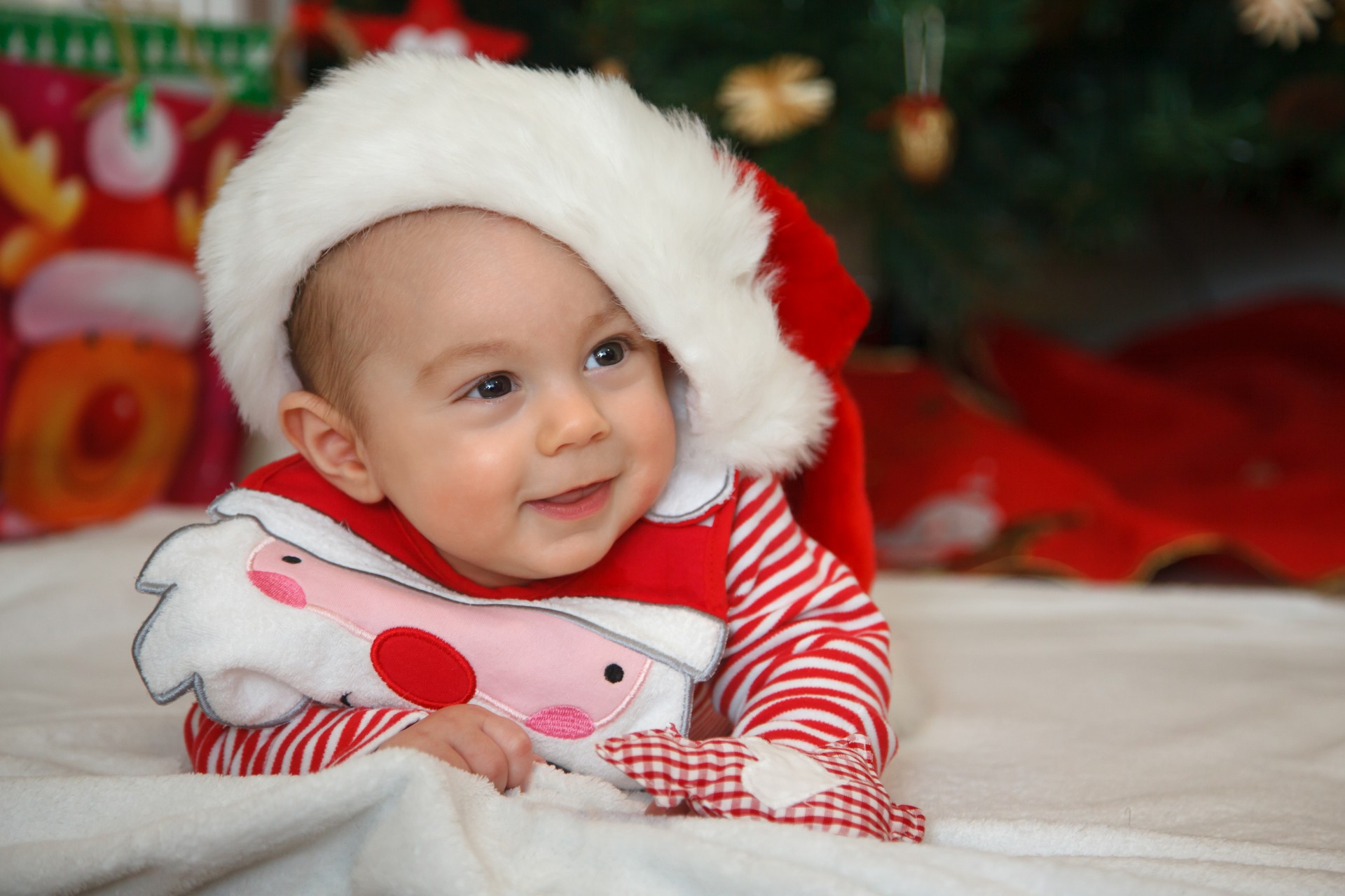baby christmas red free photo