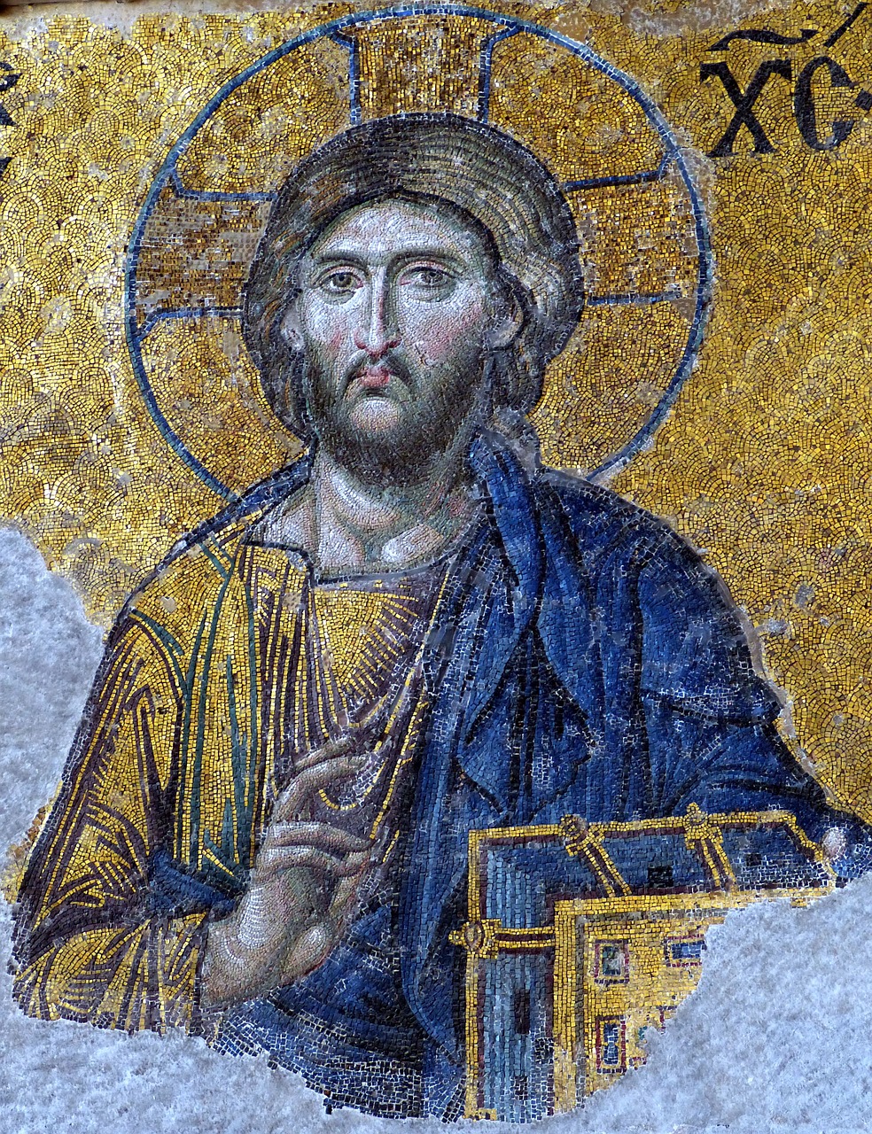 christ  mosaic  jesus free photo