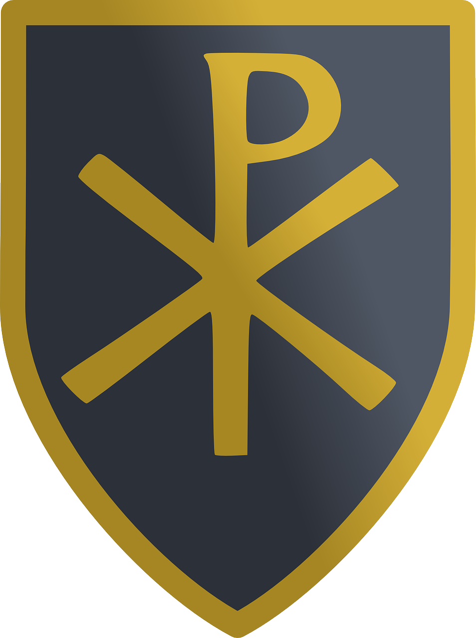 christian shield labarum free photo