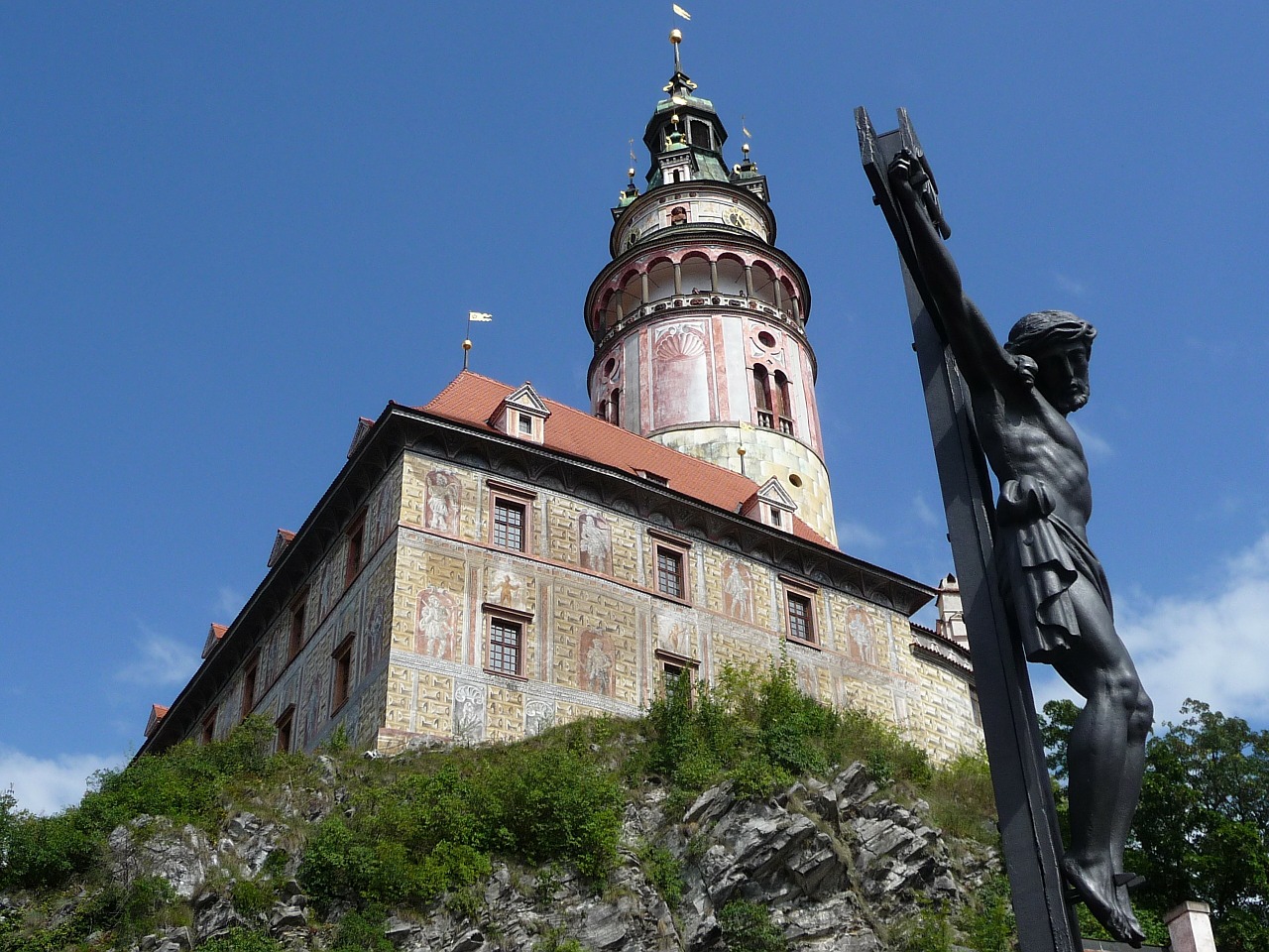 christianity castle in český krumlov czech republic free photo