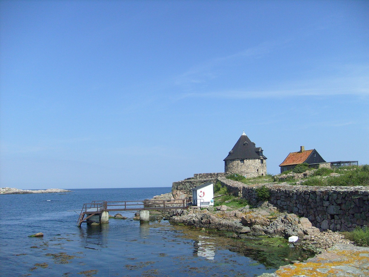christiansoe tower baltic sea free photo