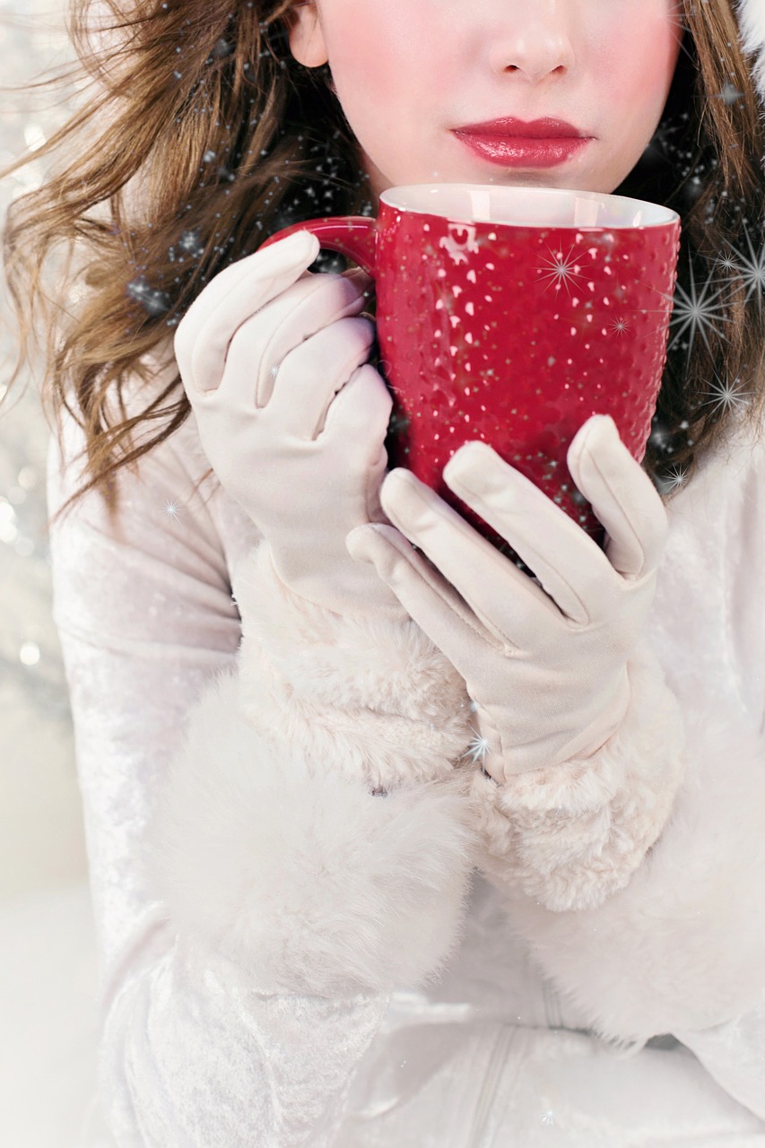 christmas xmas red mug free photo