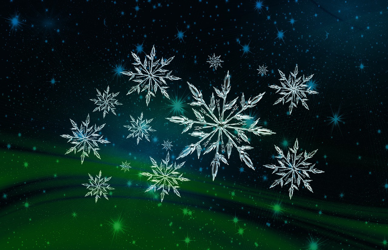 christmas snowflake ice crystal free photo