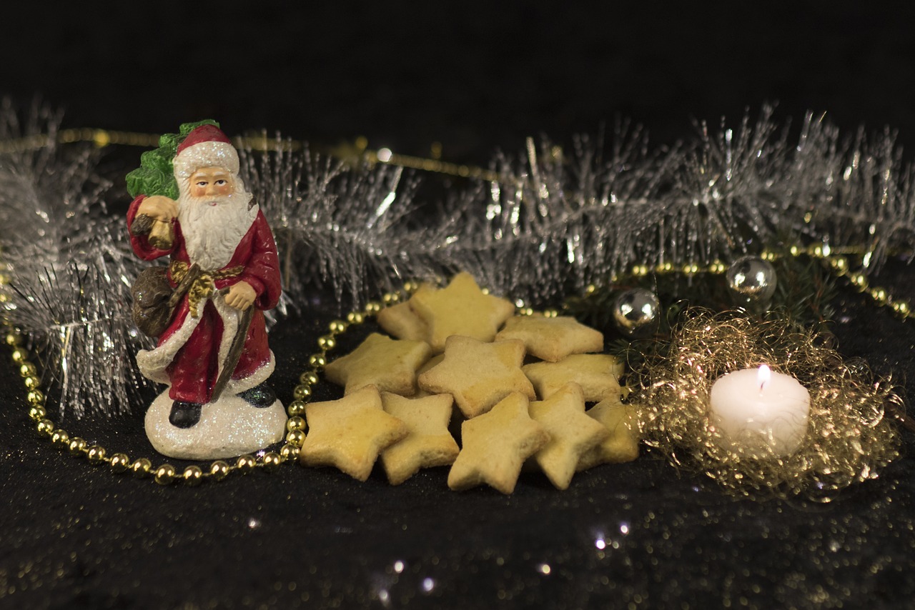 christmas santa claus cookie free photo