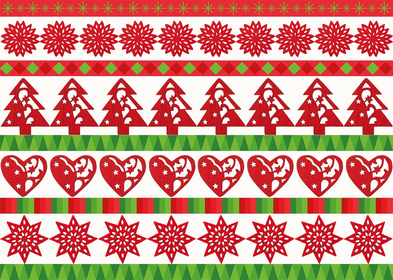 christmas icon set bands free photo