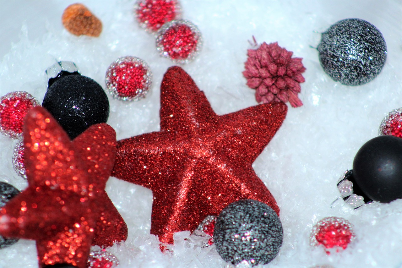 christmas star background free photo