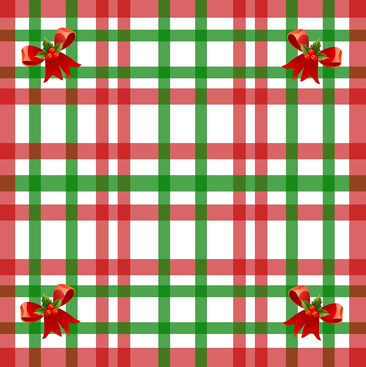 christmas gingham pattern free photo