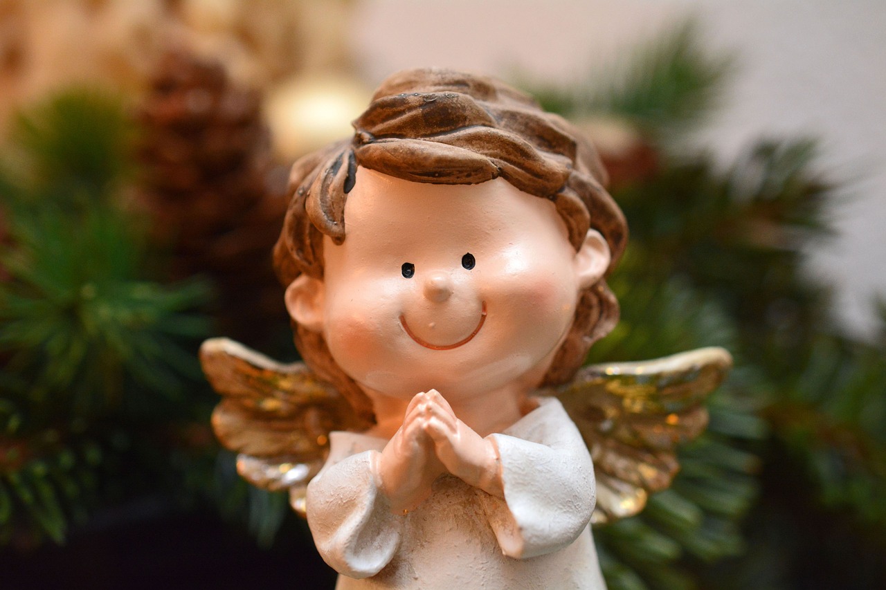 christmas angel angel wings free photo