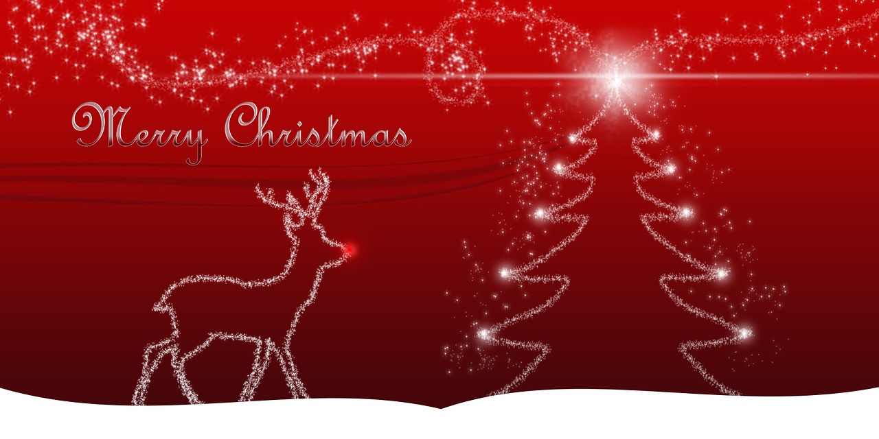 christmas christmas card reindeer free photo