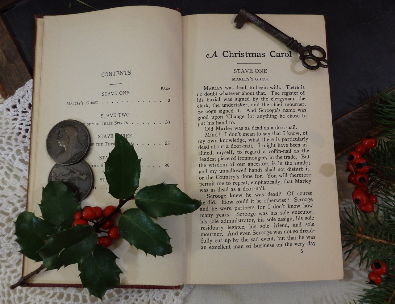 christmas holly antique free photo