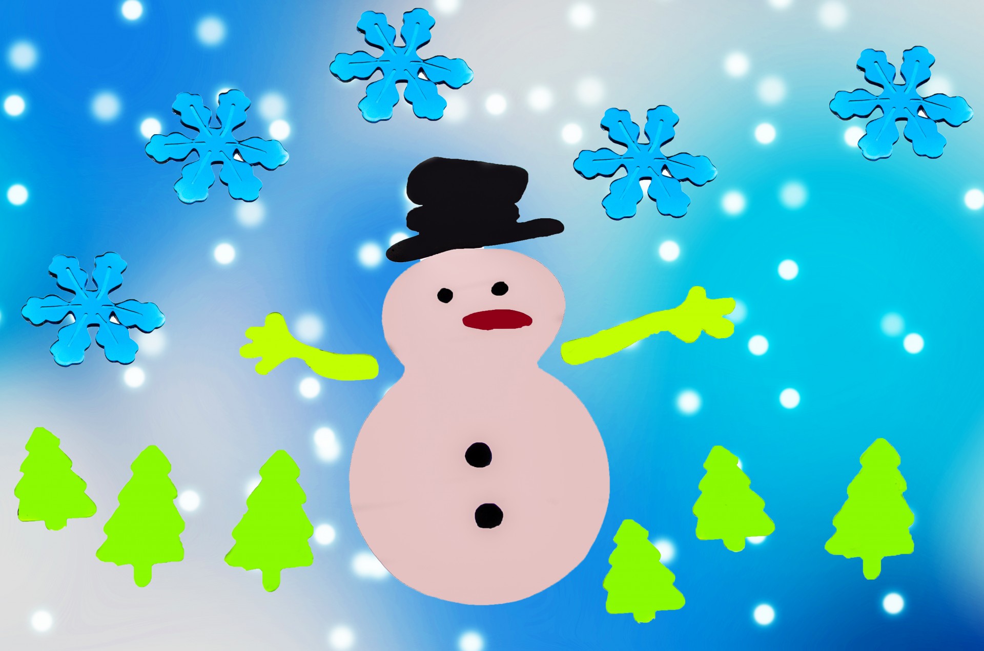 snowman christmas xmas free photo