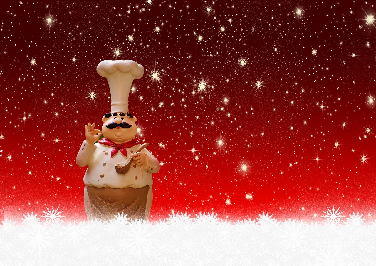 christmas cooking chef free photo