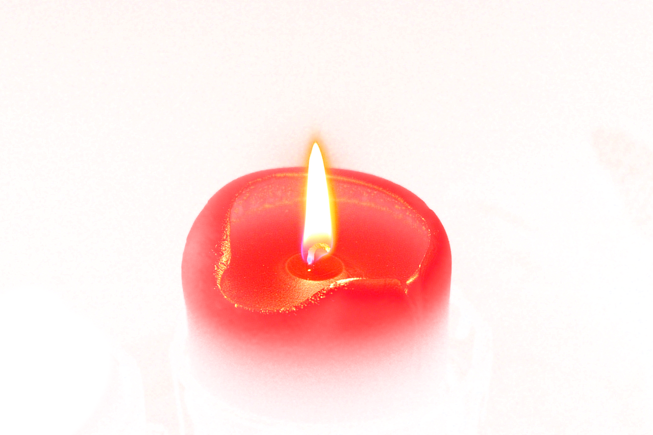 christmas candle isolated free photo