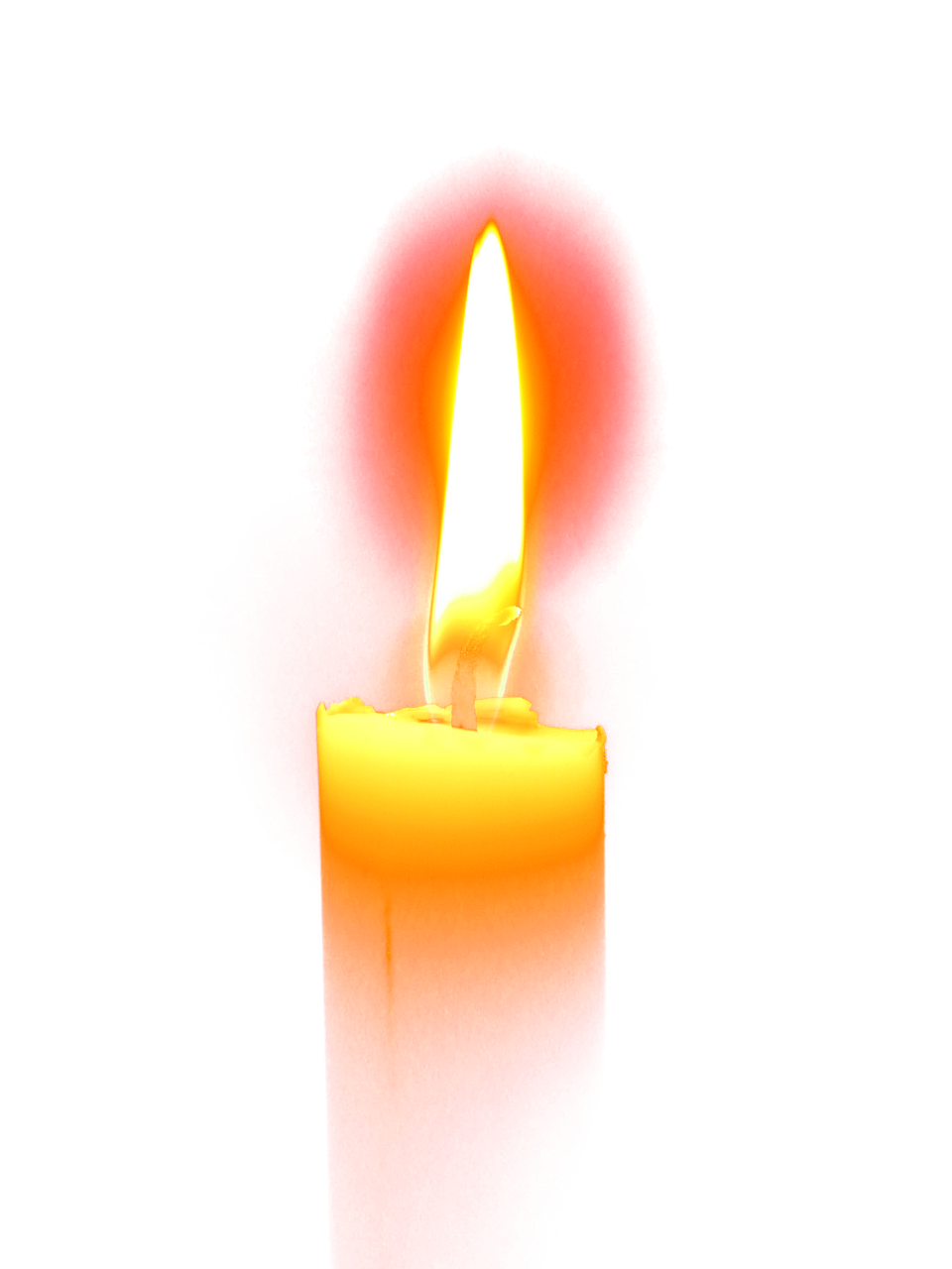 christmas candle isolated free photo