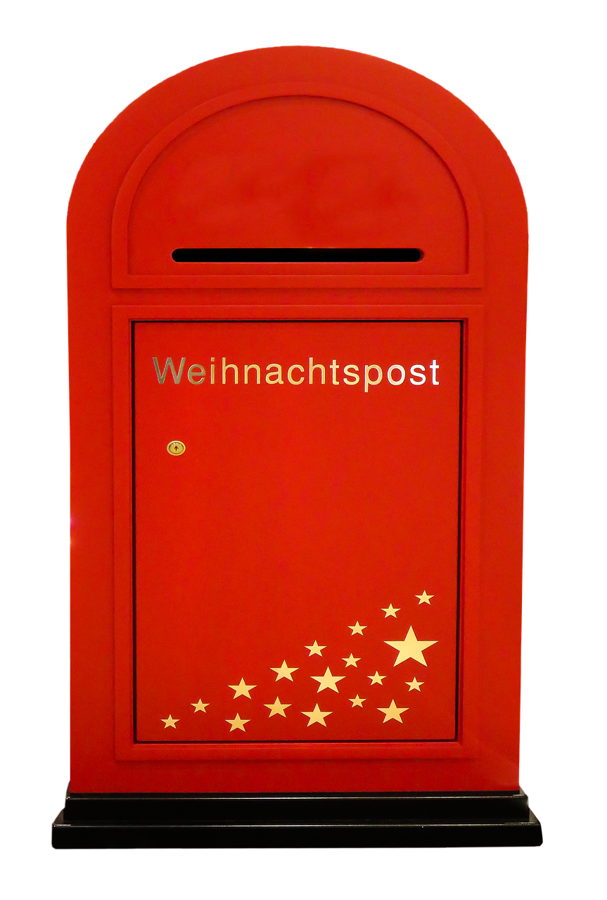 christmas santa claus mailbox free photo