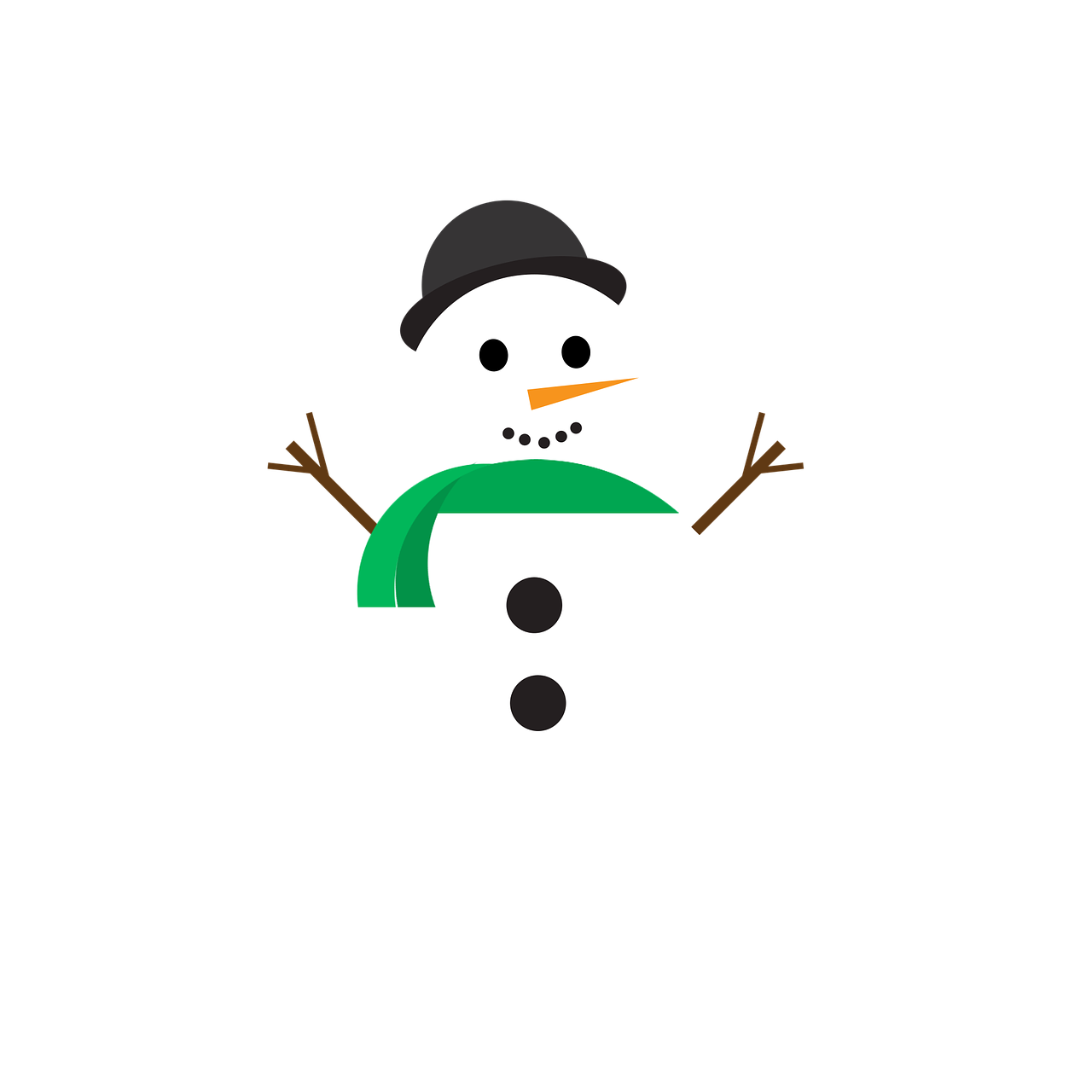 christmas greetings snowman free photo