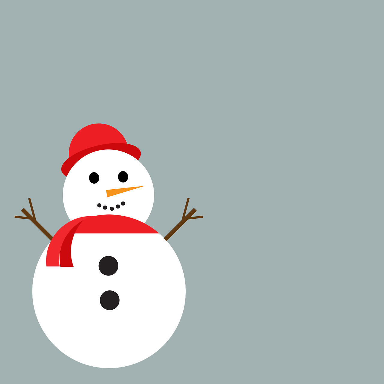 christmas greetings snowman free photo