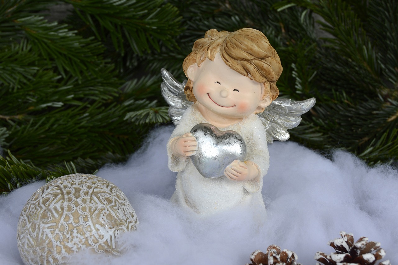 christmas angel angel wings free photo