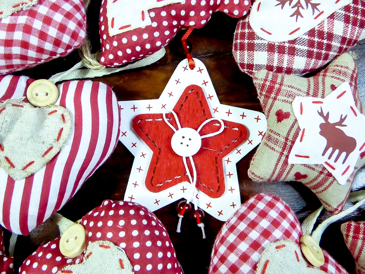 christmas ornament textile festival free photo