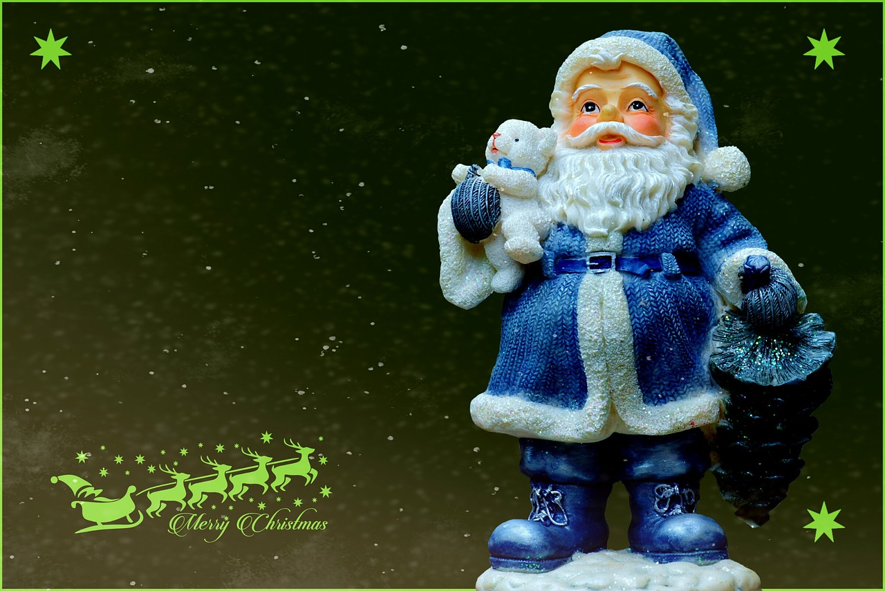 christmas santa claus snow free photo