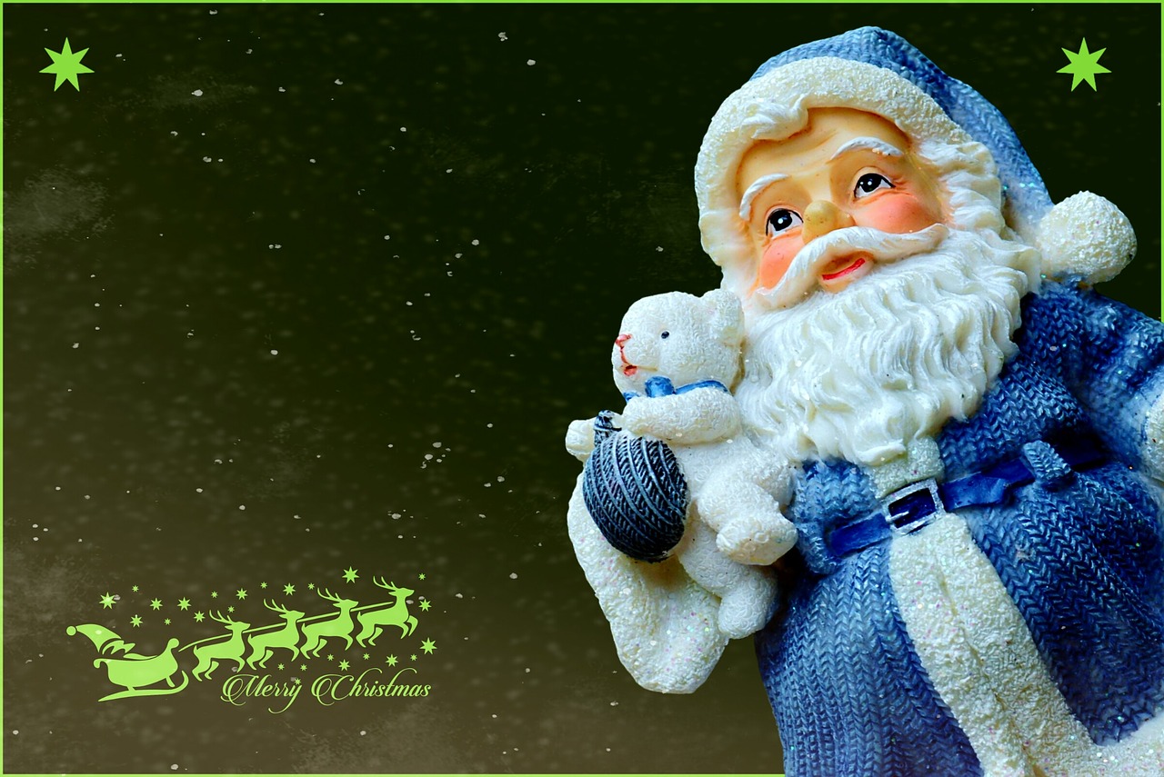 christmas santa claus snow free photo