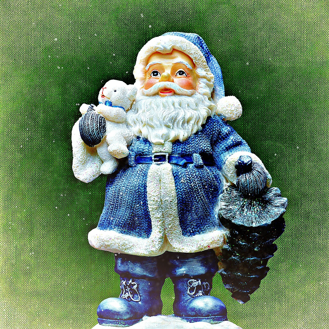 christmas santa claus snow free photo