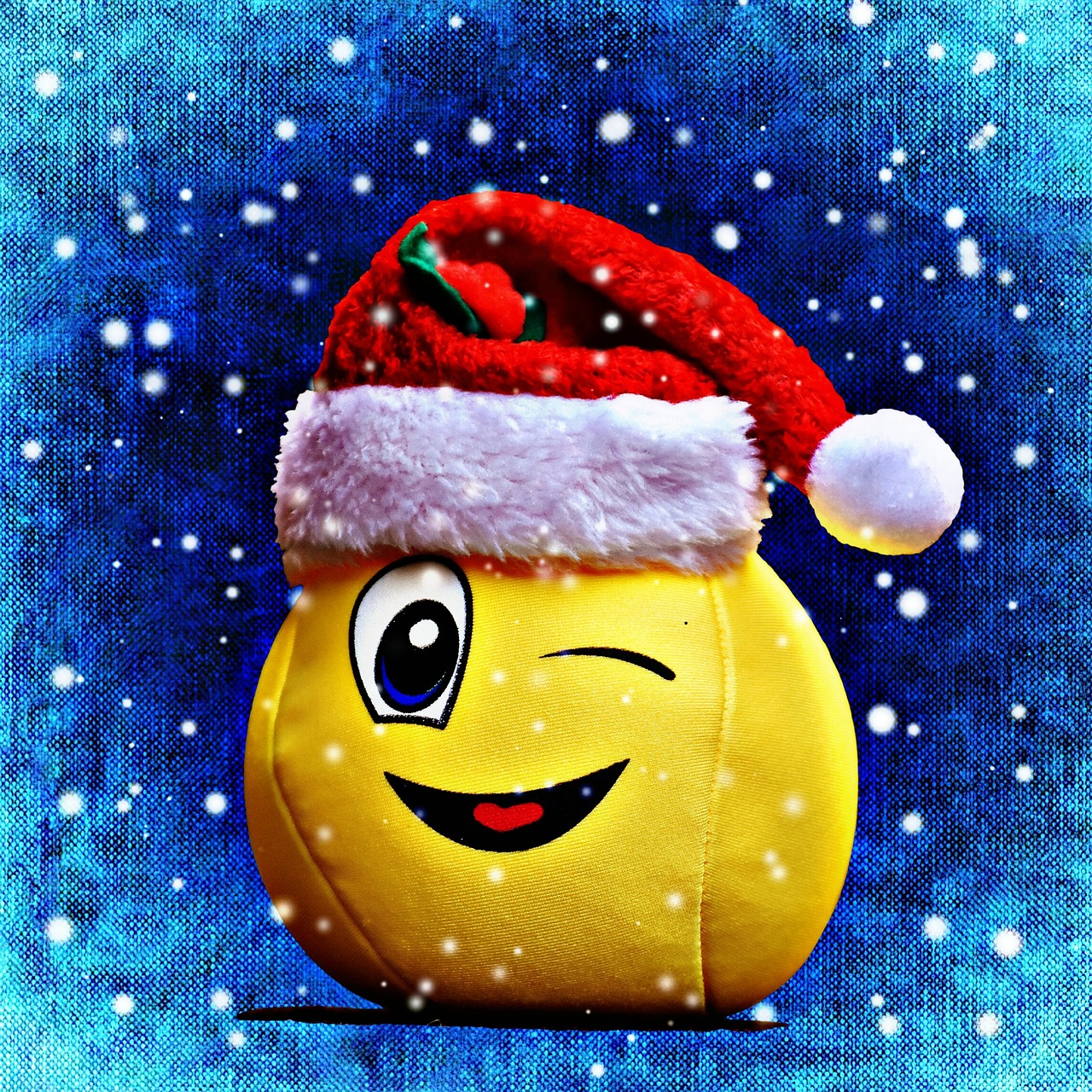 christmas smiley snow free photo