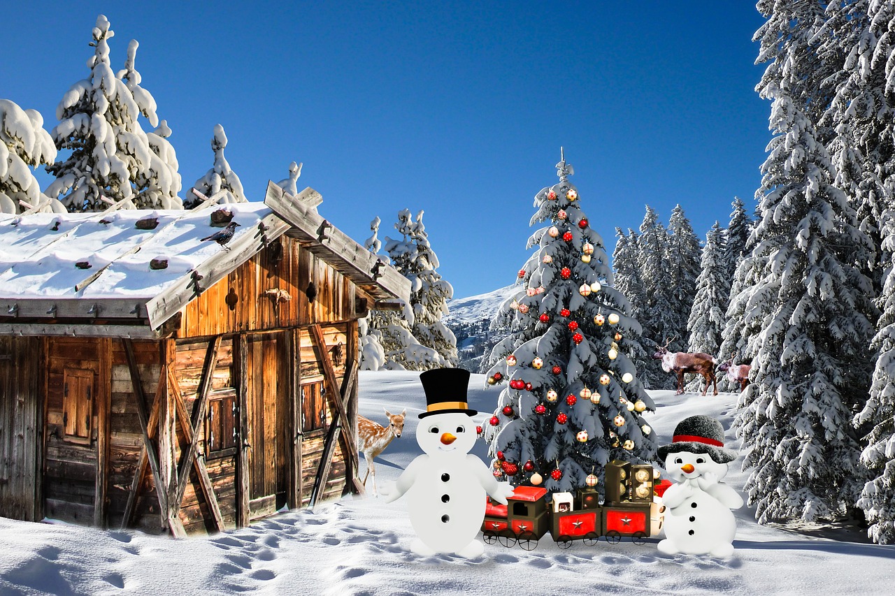 christmas christmas landscape winter mood free photo