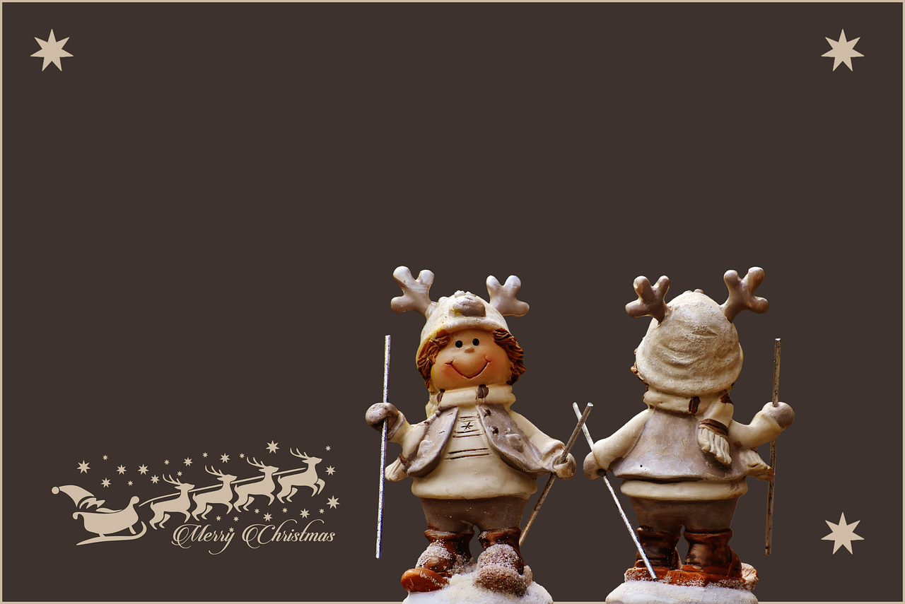 christmas figures winter free photo