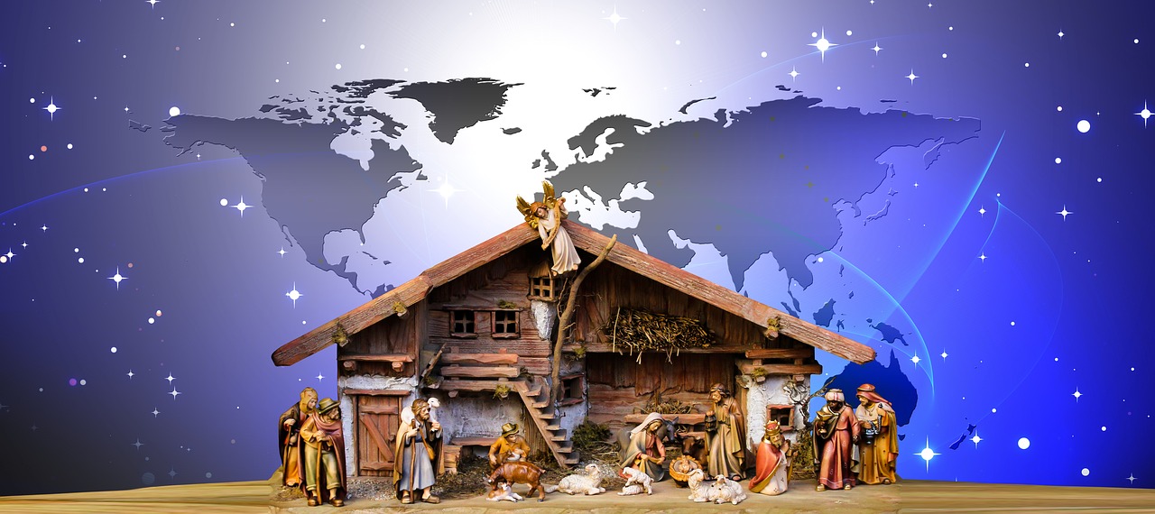 christmas world nativity scene free photo