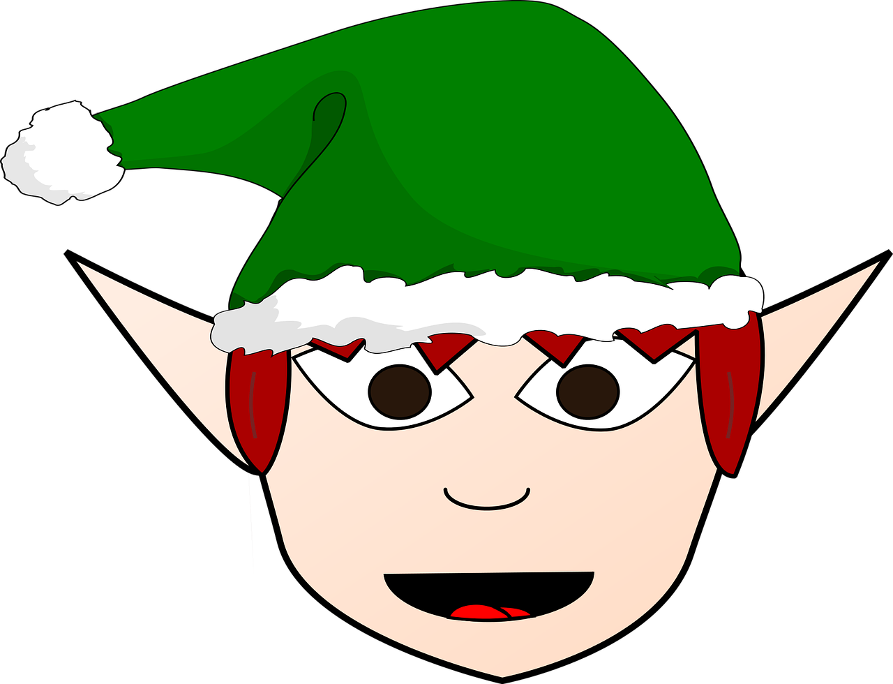 christmas elf holiday free photo