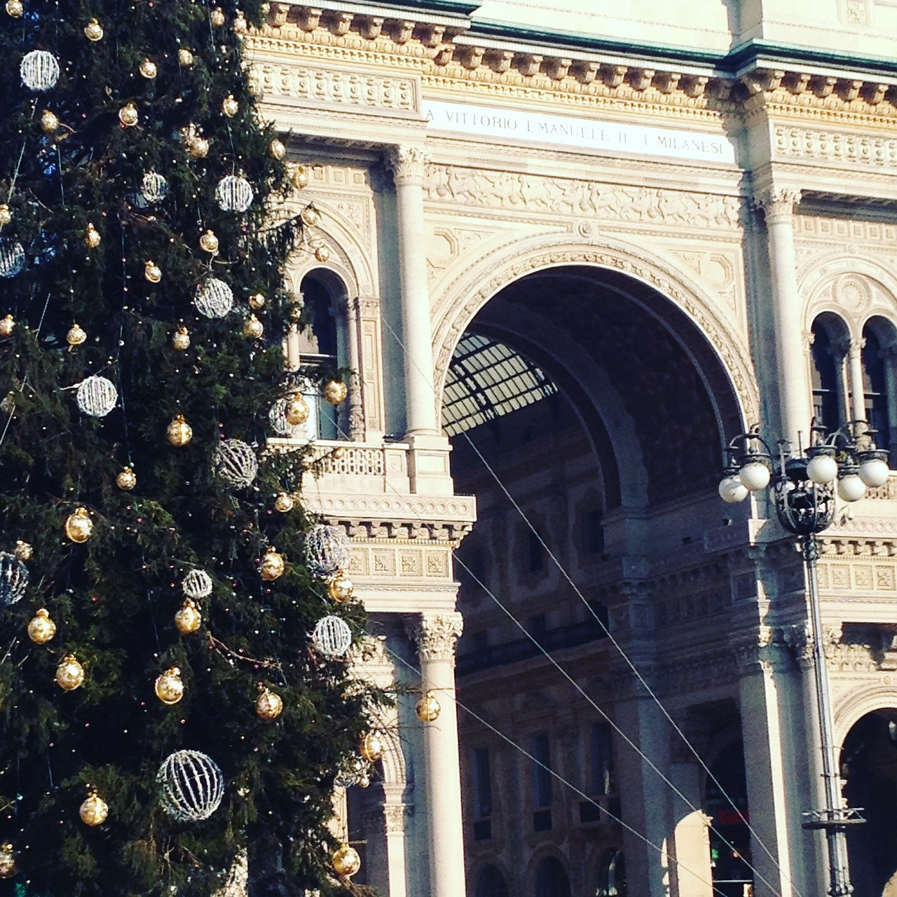 christmas gallery piazza duomo free photo