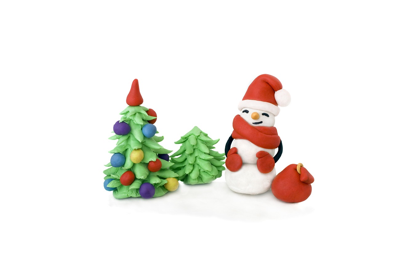 christmas snowman tree free photo