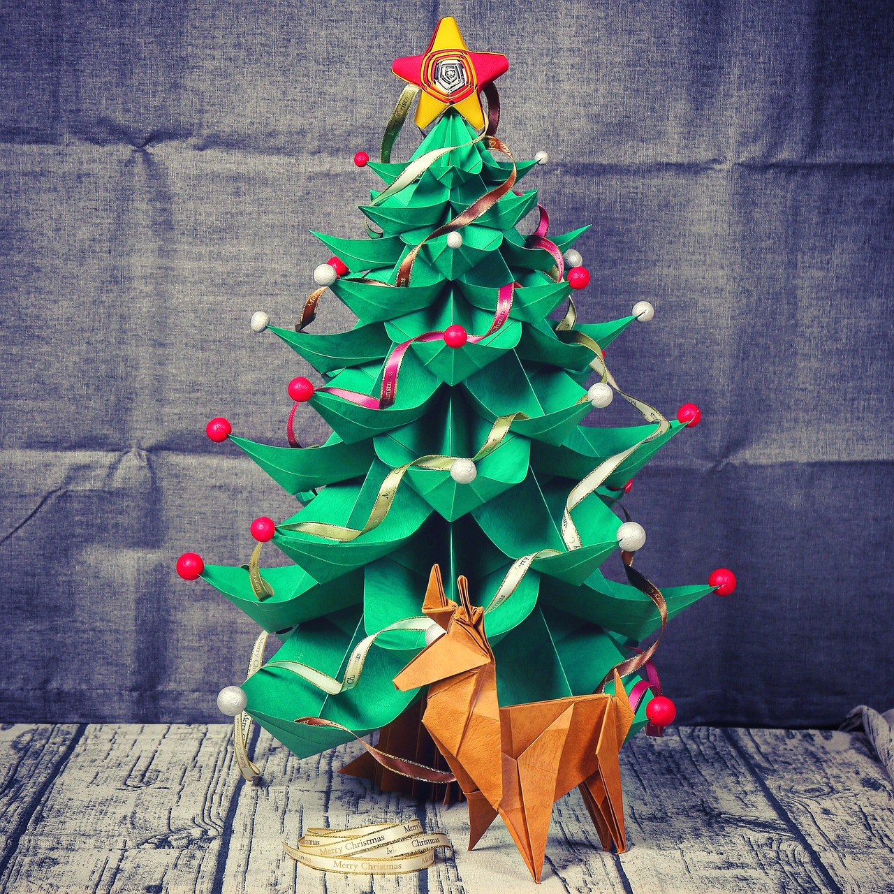 christmas christmas tree paper 藝 free photo